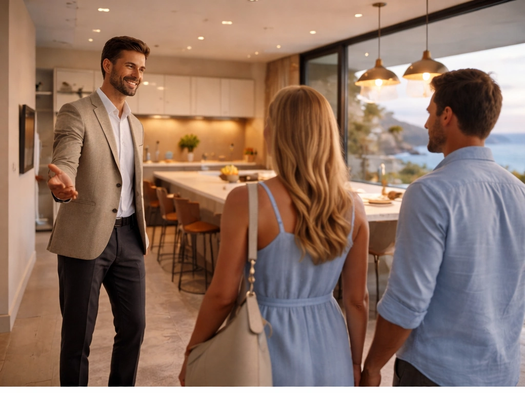 Präsentation eines hochwertigen Schlafbereichs während des Check-ins