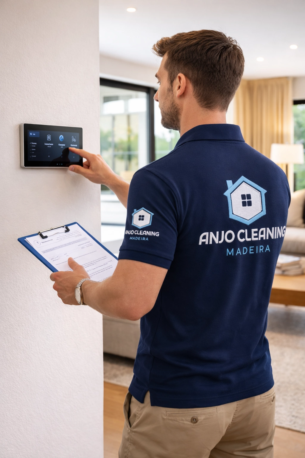 Collaborateur contrôlant les aspects techniques d’une propriété