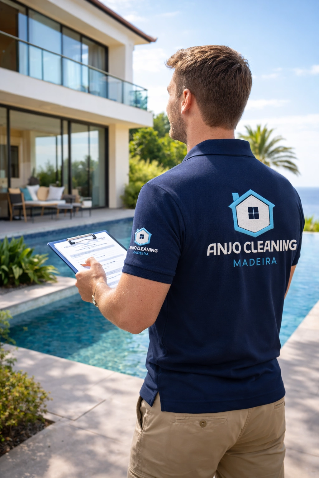 Collaborateur effectuant un contrôle fiable sur place à Madère