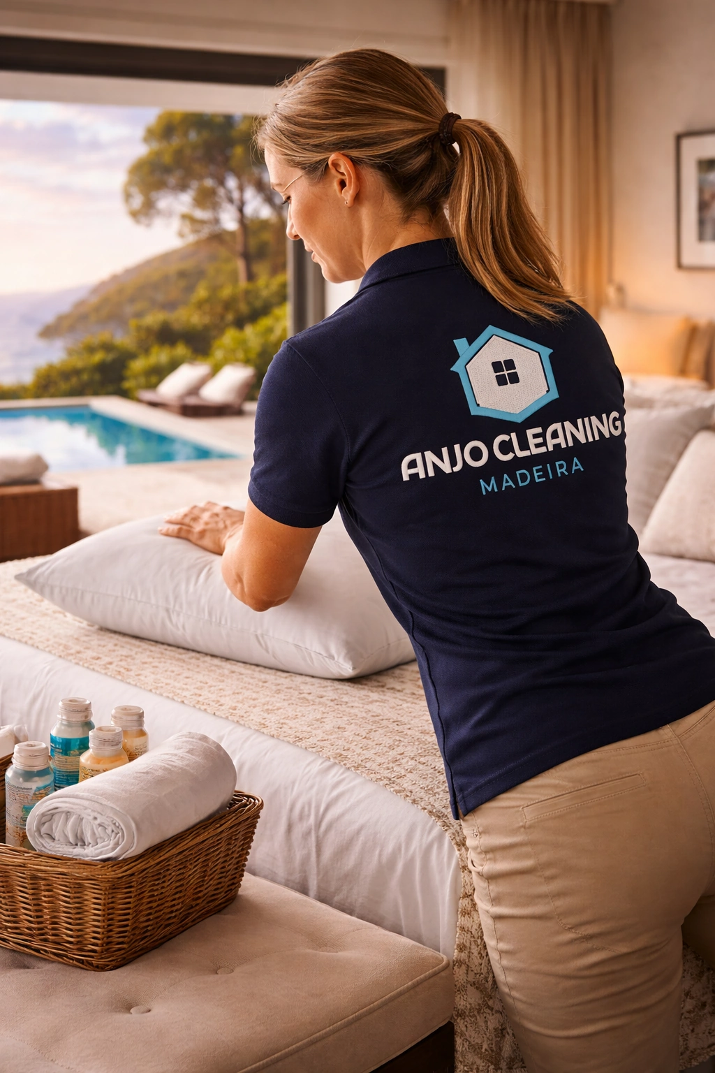 Casa de banho luxuosa limpa e preparada